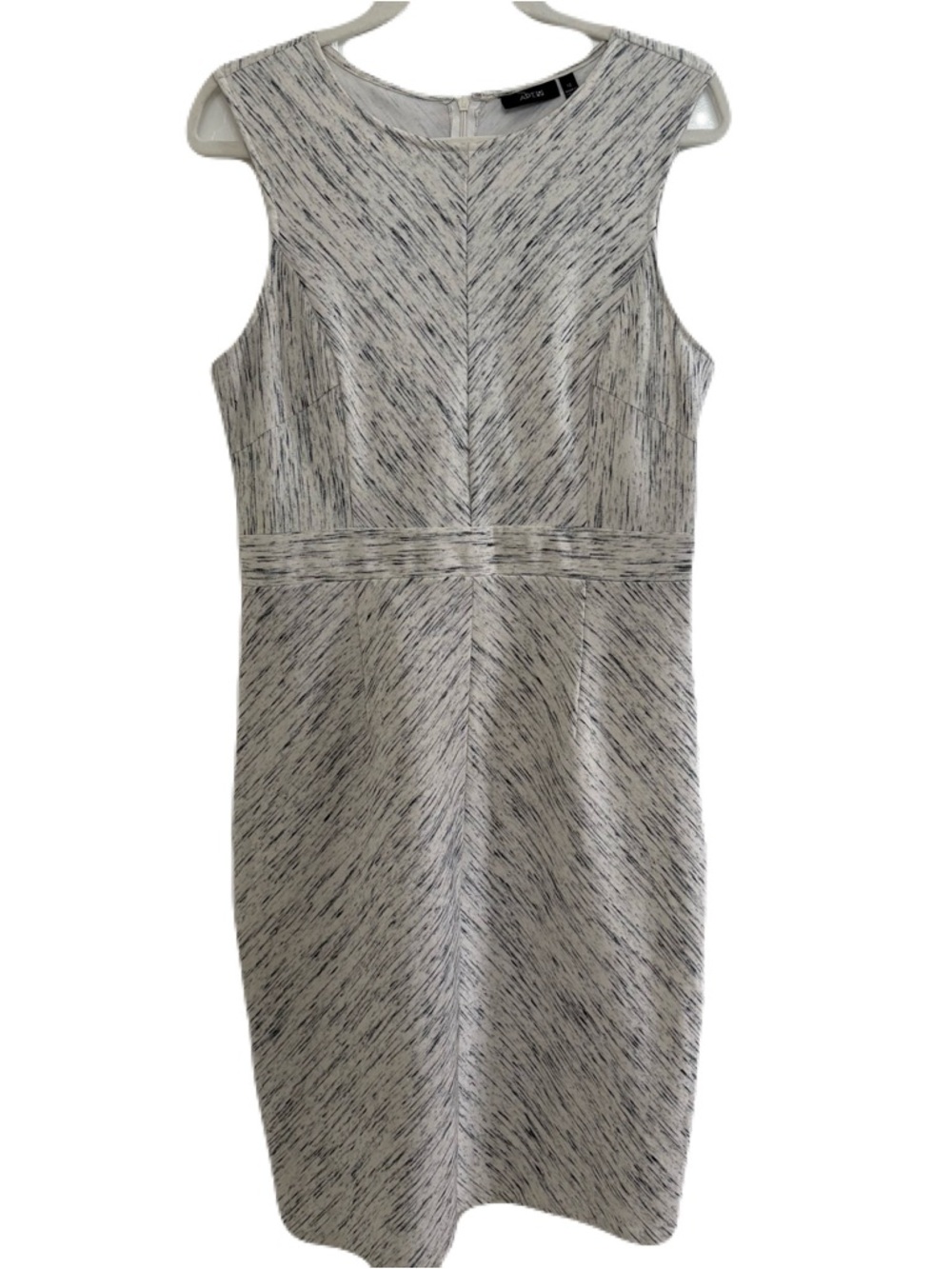 Alyx Gray Textured Midi Sheath Dress